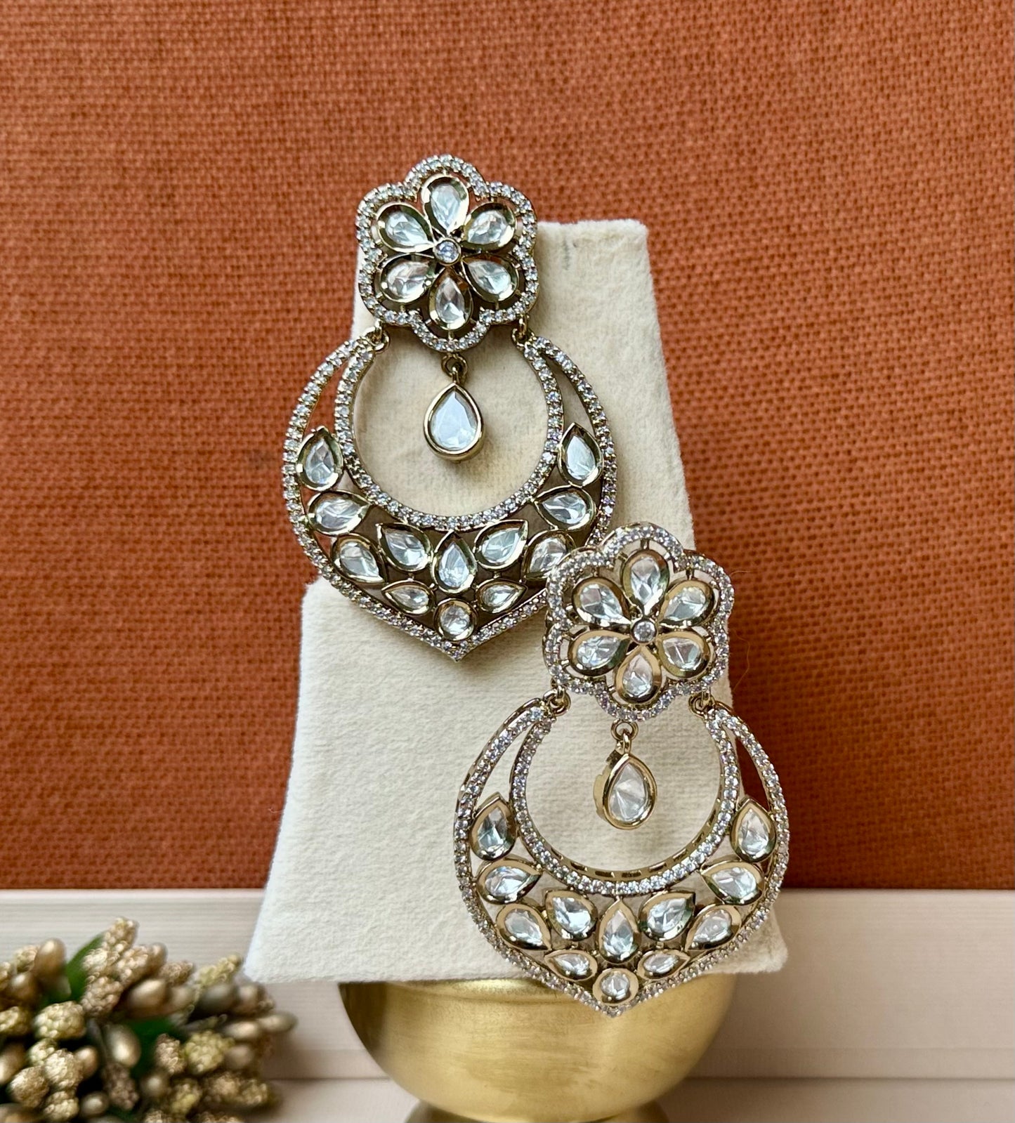 Celeste Polki Crescent Chands