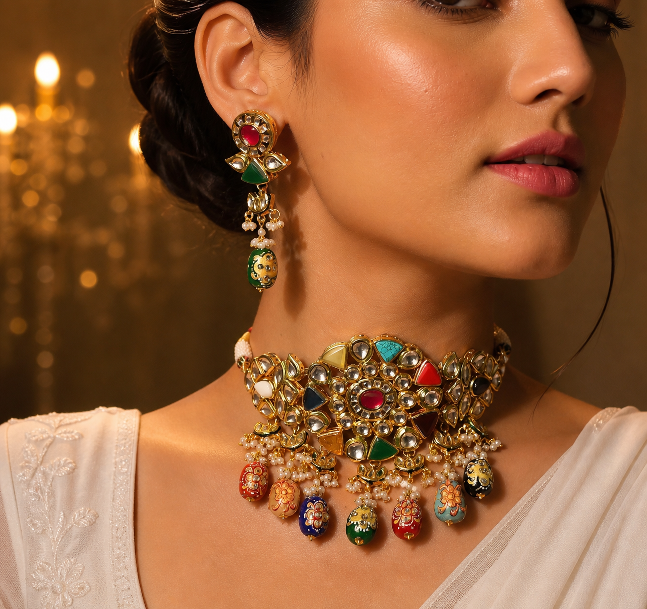Rang Mahal Polki Set