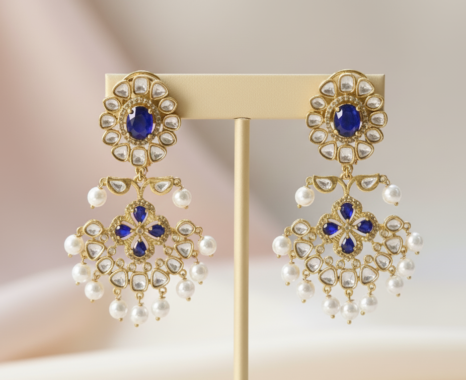 Ruhani Sapphire Earrings
