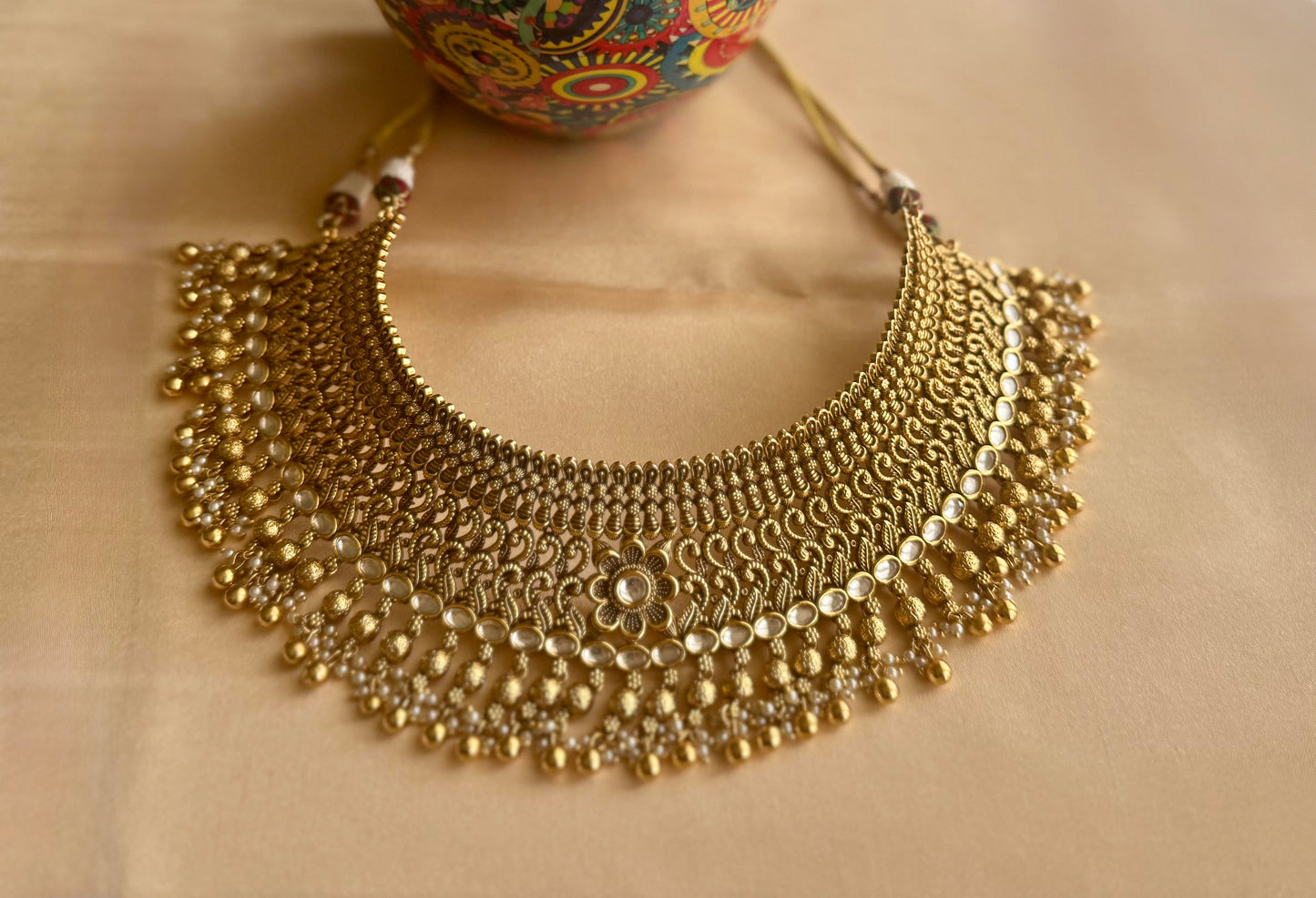 Golden Gharana Jewellery Set