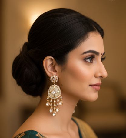 Mint Tara Kundan Jewellery Set