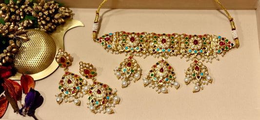Navratan Devika Royale Jewellery Set