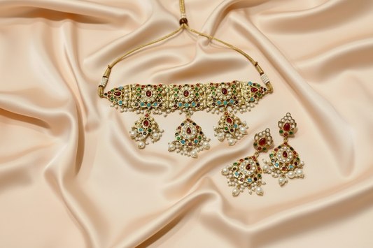 Navratan Devika Royale Jewellery Set