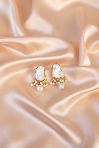 Ruby Pearl Empress Necklace Set