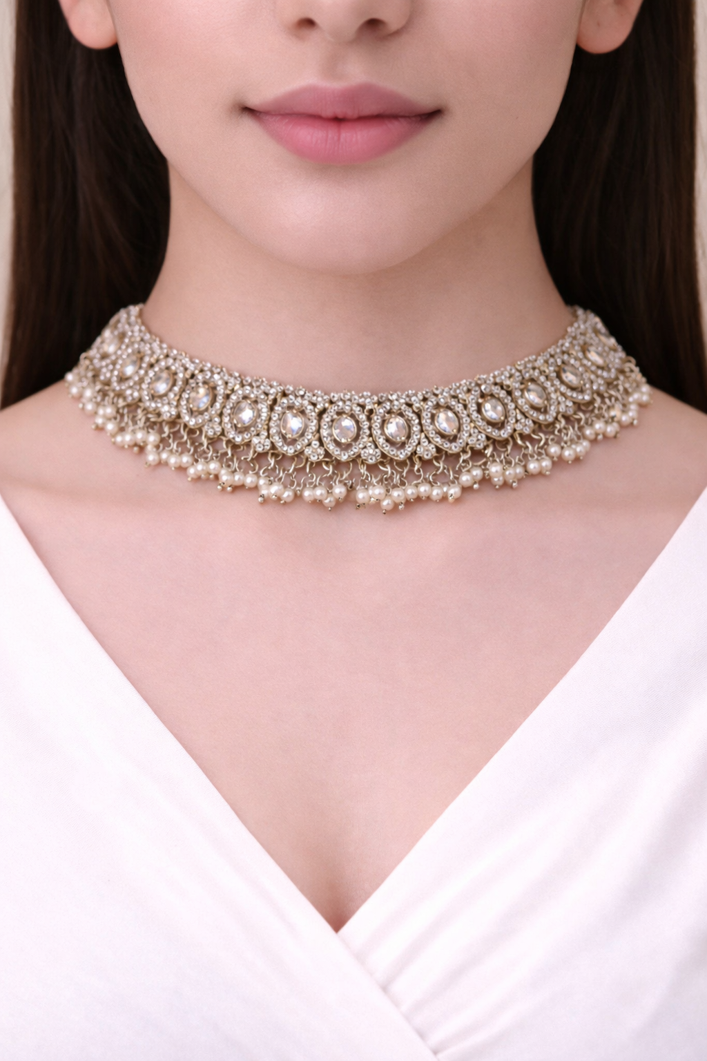 Aryahi Pearl Choker Set
