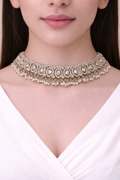 Aryahi Pearl Choker Set
