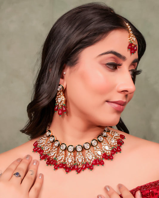 Ruby Riwayat Jewellery Set